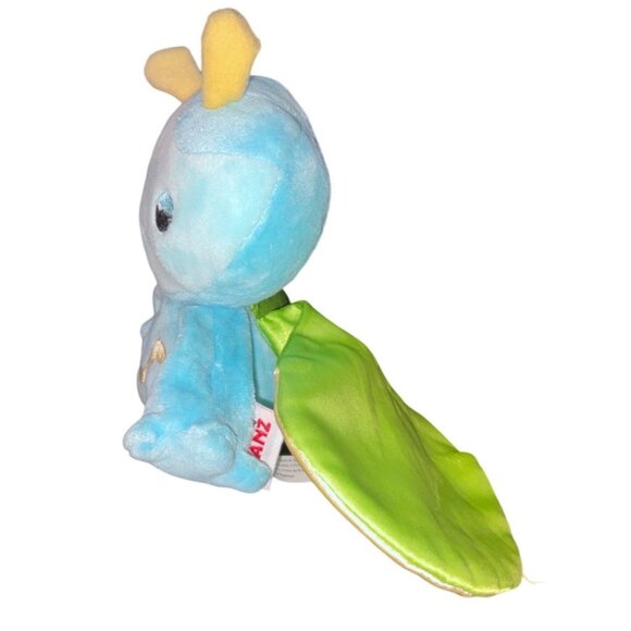 Baby GUND Butterfly Plush Toy Blue With Green & Yellow Satin Wings For Infants S - Picture 2 of 10
